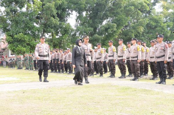 Walikota dan Kapolres Pematang Siantar Pimpin Apel Bersama Gelar Pasukan Operasi Ketupat Toba 2023