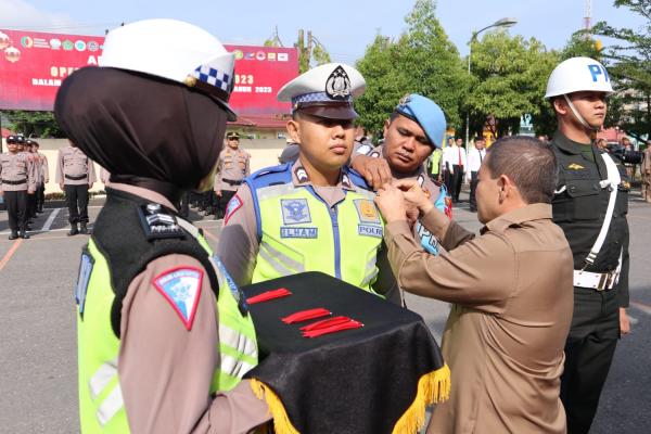 Polres Aceh Tenggara Laksanakan Apel Gelar Pasukan Operasi Ketupat Seulawah-2023