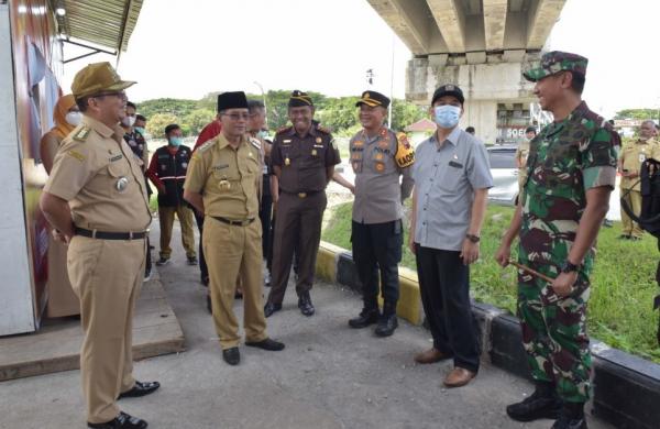 Cek Kesiapan Menyambut Pemudik, Forkopimda Boyolali Monitoring Pospam