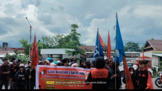 Demo Tambang Emas Ilegal di Rampi, Mahasiswa : Polisi Terkesan Menutup Mata dan Lakukan Pembiaran