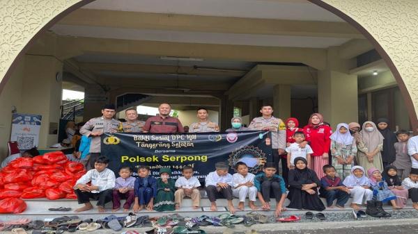 DPC KAI Tangerang Selatan Gandeng Polri Gelar Bukber dan Santuni Yatim
