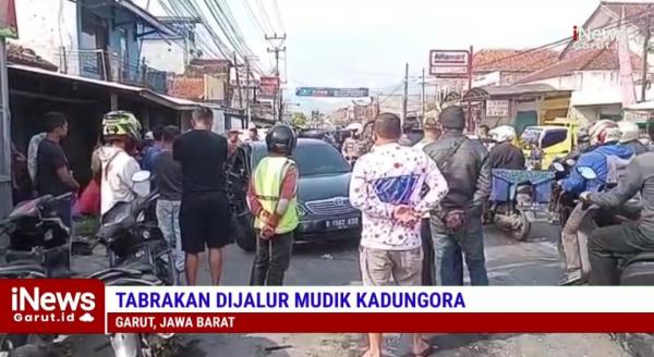 Gegara Pecah Ban, Dua Kendaraan Plat B Di Jalur Alternatif Mudik Garut ...