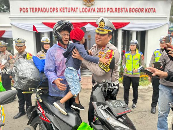 Kenali Warna Bendera Bagi Pemudik yang Digagas Satlantas Polresta Bogor Kota