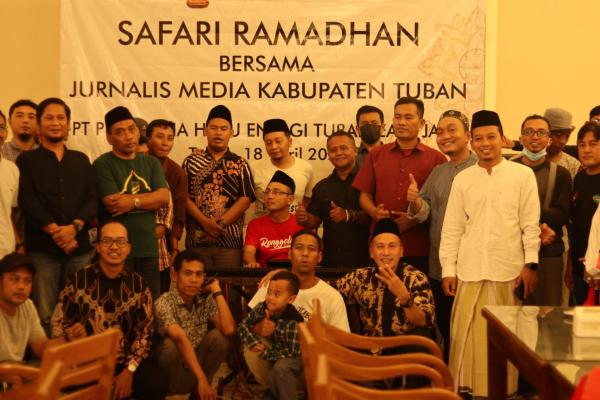 Tutup Rangkaian Safari Ramadhan, PHE TEJ SIlaturrahmi Dengan Awak Media Tuban
