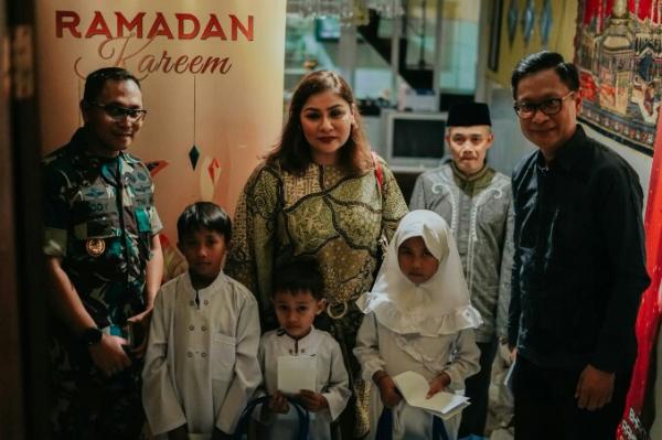 QNET dan Pasis Dikreg Sesko TNI Berbagi Kebahagiaan Ramadan di Panti Asuhan