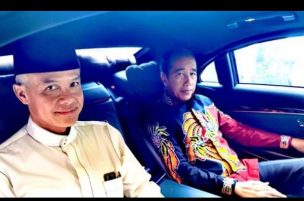 Jokowi Kenakan Batik Canteng Koneng Sumenep Bersama Capres PDI Perjuangan