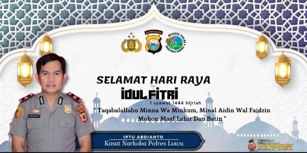 Mengenal Lebih Dekat Iptu Abdianto, Kasat Narkoba Polres Luwu