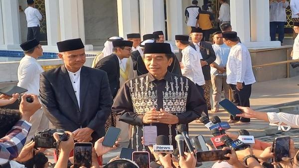 Jokowi Sebut Prabowo Salah Satu Kandidat Cawapres Ganjar Pranowo
