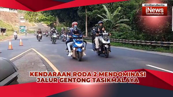VIDEO: Cerita Pemudik Sepeda Motor Tembus Kemacetan dari Bandung hingga Tiba di Tasikmalaya