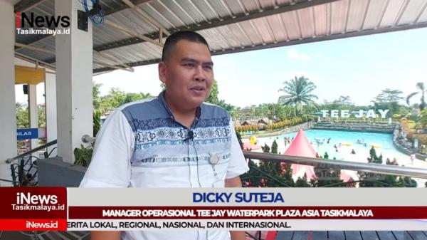 VIDEO: Libur Hari Kedua Lebaran, Wahana Air Tee Jay Waterpark Tasikmalaya Ramai Dikunjungi Wisatawan