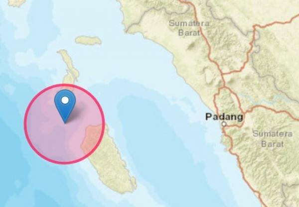 Kepulauan Mentawai Sumbar Diguncang Gempa Dahsyat Berkekuatan M7, 3 Warga Panik ke Luar Rumah