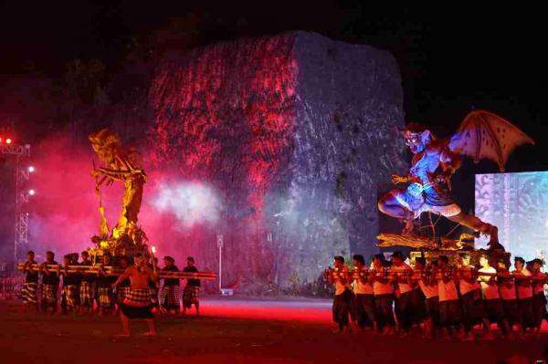 Garuda Wisnu Kencana Sukses Gelar Festival dan Pagelaran Ogoh-Ogoh Kolosal 2023, Termegah di Bali