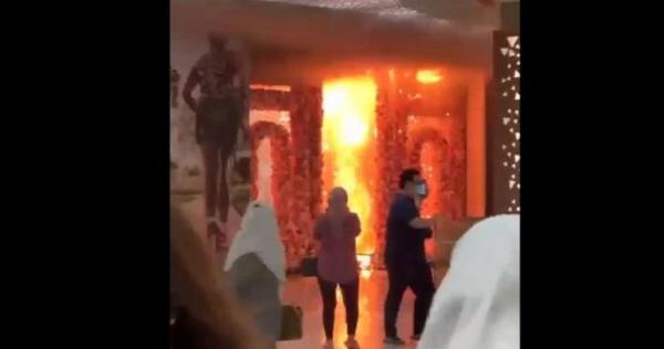 Rekaman Awal Kebakaran Trans Studio Mall Makassar, Pengunjung Malah Asik Merekam