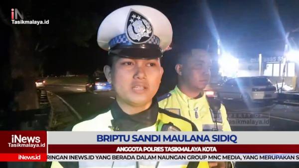 VIDEO: Penyakit Kambuh Saat Macet di Gentong Tasikmalaya, Polisi Evakuasi Korban ke Posko Kesehatan