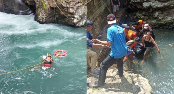 Tenggelam di Curug Leuwi Putih, Pria asal Serang Ditemukan Tewas