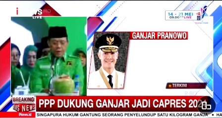 Sah, PPP Resmi Umumkan Dukung Ganjar Pranowo Calon Presiden  2024