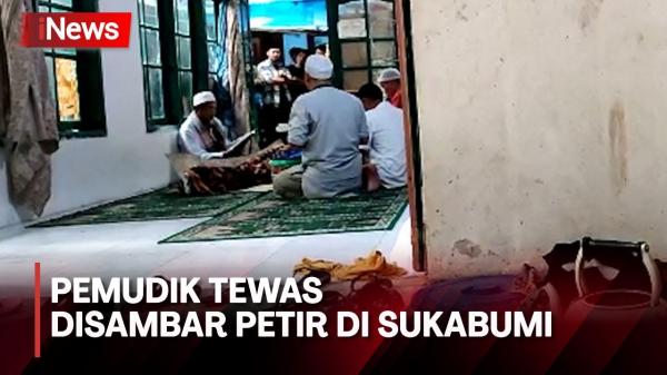 Pemudik Asal Sukabumi Tewas Tersambar Petir saat Berteduh di Warung