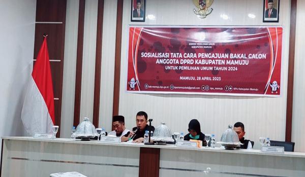 1 Mei 2023, KPU Mamuju Mulai Buka Pendaftaran Caleg DPRD