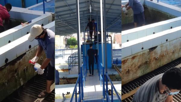 PDAM Tirta Daroy Lakukan Pengurasan, Pelanggan Di 3 Kecamatan Diminta Menampung Stok Air.
