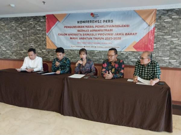 Tok! Tim Seleksi Resmi Tetapkan Bakal Calon Anggota Bawaslu Jawa Barat