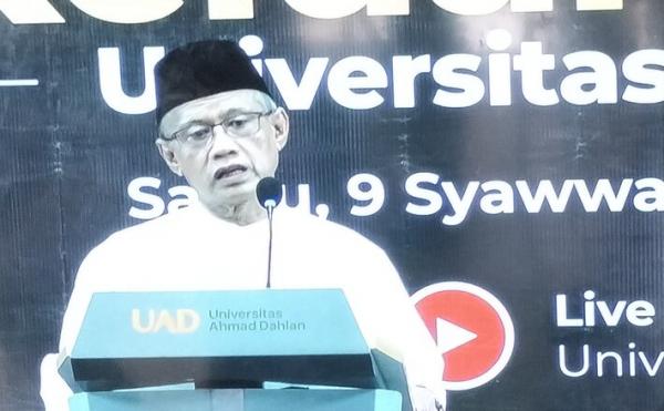 Ketum PP Muhammadiyah Hadiri Syawalan di Kampus UAD Yogyakarta