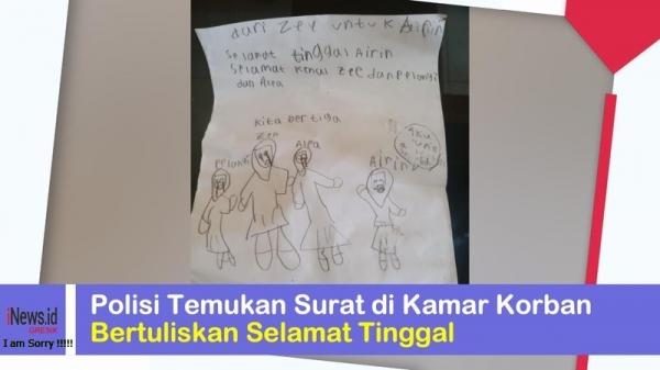 Polisi Temukan Surat Bergambar Bertuliskan 