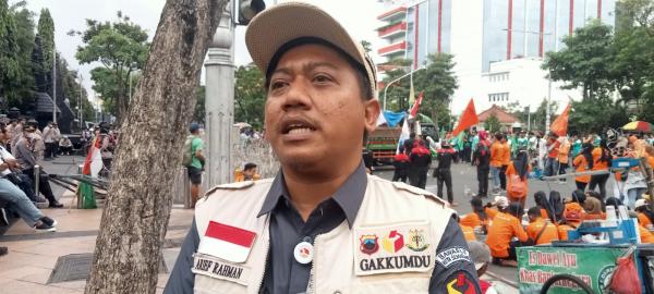 Cegah Pelanggaran Kampanye, Bawaslu Kota Semarang Awasi Perayaan May Day 
