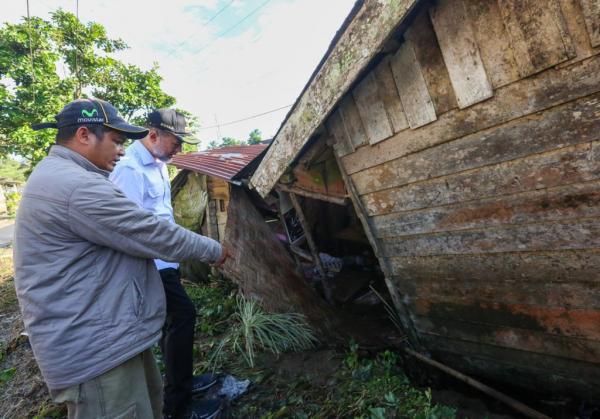 Wagub Ijeck Tinjau Dampak Banjir Bandang di Sibolangit 