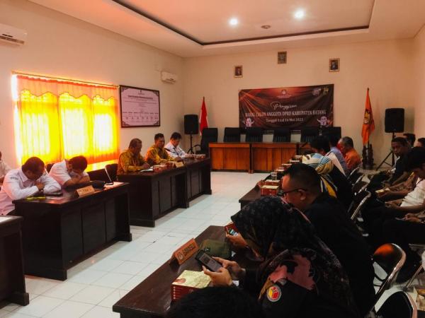 KPU Batang Terima Pendaftaran Bacaleg DPRD untuk Pemilu 2024