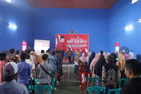 Sosialisasi Empat Pilar, Mas Vino Ajak Warga Semarang Rawat Persatuan