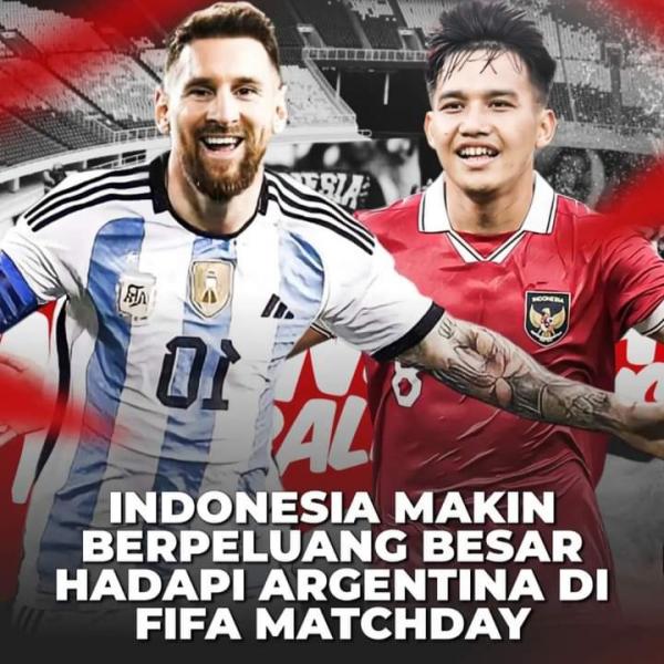 Kabar Gembira! Argentina Diperkuat Lionel Messi dkk Melawan Timnas Indonesia pada 19 Juni Nanti 