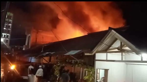 Kebakaran Hebat di Gayo Lues, 38 Rumah Ludes Terbakar