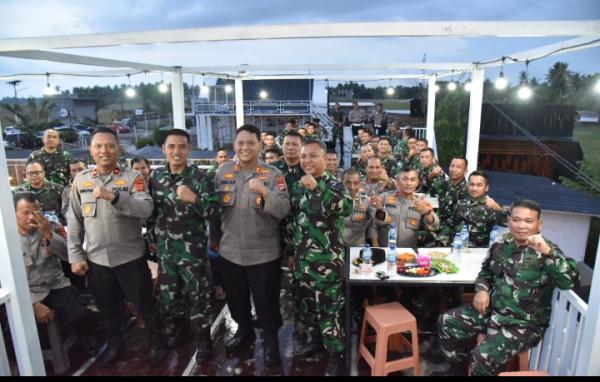 Perkuat Sinergitas, Polres Bireuen dan Kodim 0111 serta Batalyon RK 113 JS Ngopi Bareng