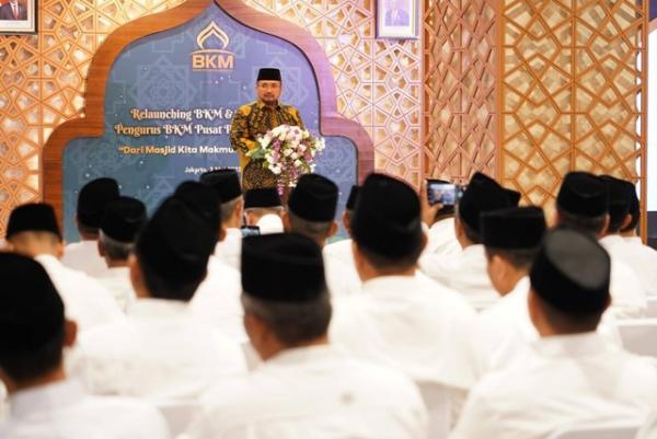 Lantik Badan Kesejahteraan Masjid, Menag Yaqut Singgung Tujuan Lembaga Tersebut