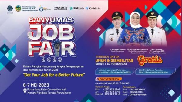 Banyumas Job Fair 2023! 60 Perusahaan Buka Lowongan Kerja Purwokerto, Cek Jadwal dan Syarat Daftar