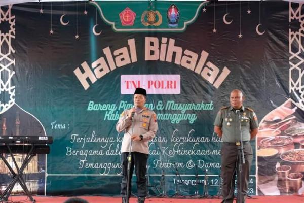 Perkuat Sinergitas, TNI-Polri Temanggung Adakan Halalbihalal