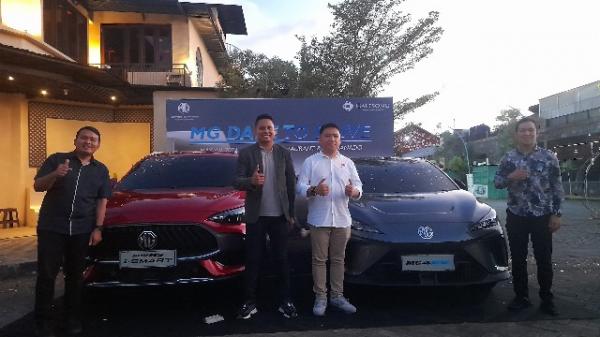 MG4 EV, Mobil Listrik Berteknologi Canggih Meluncur di Kota Manado