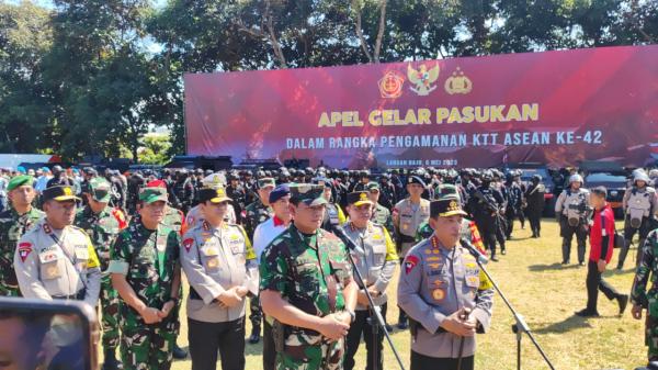 Panglima TNI Pimpin Apel Gelar Pasukan Pengamanan Asean Summit