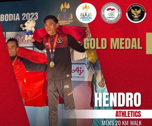 Cabor Atletik Jalan Cepat Persembahkan Emas Ke-8 untuk Indonesia di SEA Games 2023