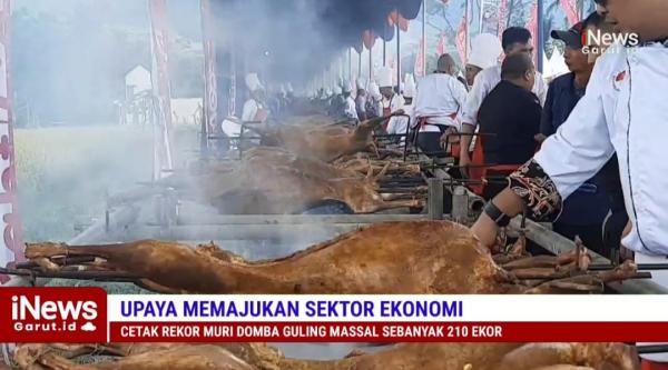 VIDEO : Sajikan Daging Terbanyak, Wisata Eksplore 210 Domba Guling Garut Pecahkan Rekor Muri