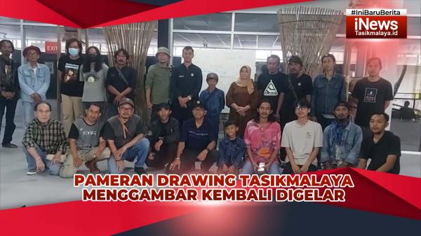 VIDEO: Pameran Drawing Tasik Menggambar Digelar di Tasikmalaya, 28 Gambar Karya Seniman Dipamerkan