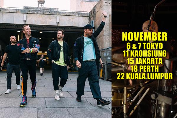 Wow! Coldplay Bakal Konser di Jakarta pada 15 November 2023