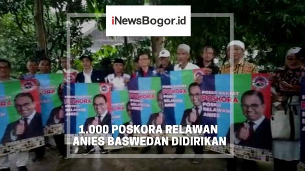 VIDEO: Relawan Anies Dirikan Seribu Poskora Untuk Menangkan Anies di Bogor