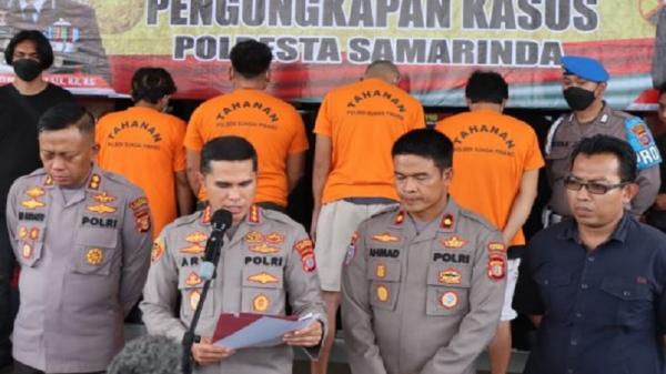 4 Anggota Komplotan Curanmor di Samarinda Ditangkap, Satu Tersangka Ditembak