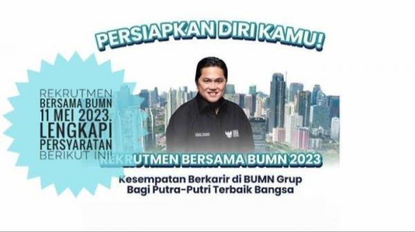 Rekrutmen Bersama BUMN 2023 Dibuka, Peluang Bergabung Perusahaan Bonafit Tanah Air Terbuka