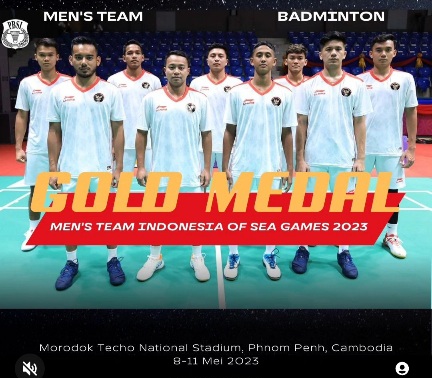 Tim Bulutangkis Putra Indonesia Sabet Mendali Emas SEA Games Kamboja, Singkirkan Malaysia