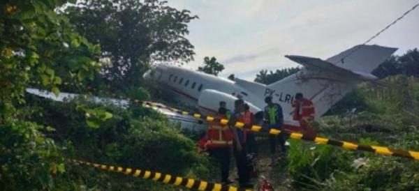 Pesawat Jet Hawker Tergelincir di Bandara Maleo, Ini Daftar Nama-nama Penumpangnya