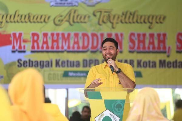 Rahmaddian Shah Maju Jadi Bacaleg DPRD Sumut dari Partai Golkar