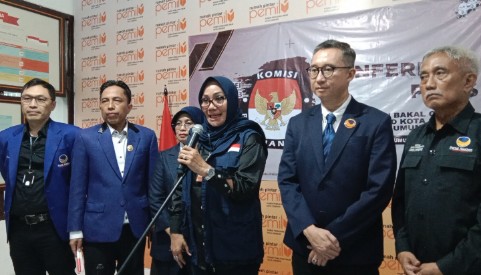 Daftarkan Bacaleg ke KPU, Partai Nasdem Kota Cirebon Target 2 Kursi Setiap Dapil