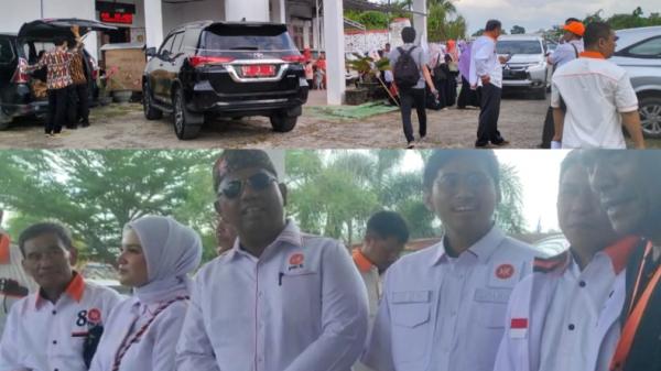 Ketua DPRD Kota Kendari Gunakan Kendaraan Dinas saat Mendaftar Bakal Caleg di KPU